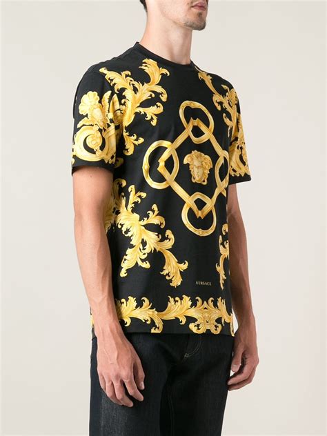 versace t ahirt|Versace long sleeve t shirts.